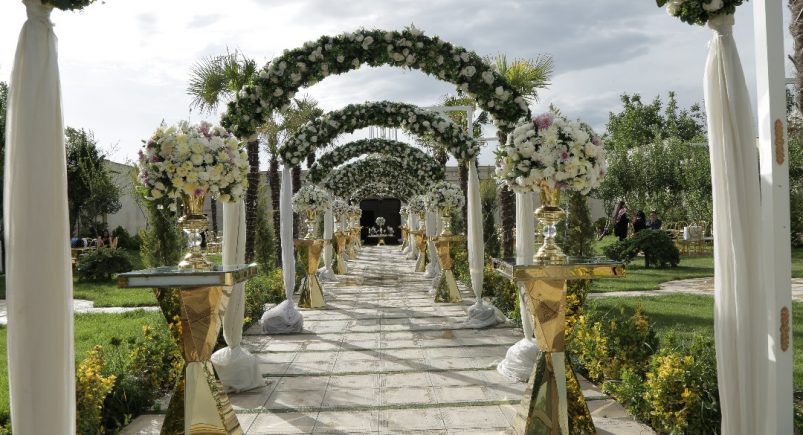 برگزاری مراسم عروسی در باغ مختلط